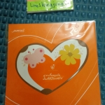 ที่คั่น หัวใจคู่ลาย ดอกไม้กับผีเสื้อ