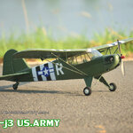 Piper J-3 ARMY 680MM. 6Gyro