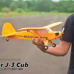 PIPER J-3 CUB Rc Scale 700MM. 4CH Brushless Motor
