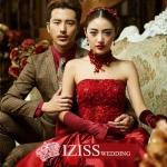 PW273 **พร้อมเฉพาะชุดผญ.ค่ะ** ชุดคู่ถ่ายพรีเวดดิ้ง (prewedding dress) & ชุดแต่งงานแฟนซี (Fancy wedding dress)ชายหญิง "ธีมสีแดง"