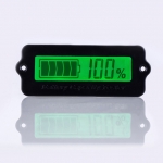 มิเตอร์วัดระดับแบตเตอรี่ 0-100% LCD 12V/24V/36/48V