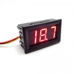 ดิจิตอลโวลต์มิเตอร์ DC 0-100V 3-wire 0.56" [Red]