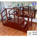บันไดเข้ามุม บันไดฝึกกายภาพบำบัดแบบทางตรง/E141