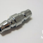 ข้อต่อลม นิเปิ้ลตัวผู้ , Quick coupler connector steel double eneded male plug รุ่นสแตนดาร์ด