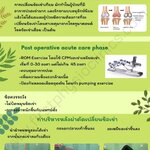 ตอนที่ 290 การผ่าตัดเปลี่ยนข้อเข่า ระยะที่ 1 (1-2 สัปดาห์)