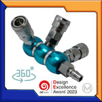 ข้อต่อลม ข้อต่อสวมเร็ว 3ทาง แบบหมุนได้ รุ่น 300E (3 Way Socket Rotate)