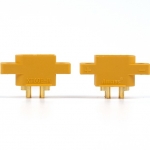 คอนเนคเตอร์ DC กระแสสูง XT60E-M แบบมีปีกเจาะยึด panel [1ตัว]