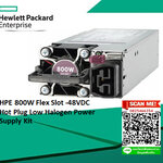 HPE 800W, Flex Slot, -48VDC,Hot Plug,Low Halogen,Power Supply Kit,