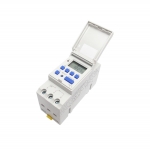 เครื่องตั้งเวลาดิจิตอล 16 โปรแกรม 12V 16A DIN-Rail