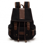 พร้อมส่ง กระเป๋าเป้ สีดำ เป้สะพายหลัง ทำด้วยผ้าแคนวาส ใบใหญ่ ใส่ ipad notebook ได้