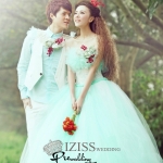 PW103 - Pre order ชุดคู่ถ่ายพรีเวดดิ้ง (prewedding dress) & ชุดแต่งงานแฟนซี (Fancy wedding dress)ชายหญิง "ธีมสีเขียว-ขาว"