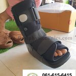 รองเท้าเฝือกลม แบบสั้น เฝือกลม รองเท้าหลังถอดเฝือก รองเท้าเฝือก (air cast) อุปกรณ์ช่วยพยุงเท้าและข้อเท้า เฝือกเท้าและข้อเท้า ป้องกันการกระแทกลดอาการบาดเจ็บ ป้องกันกระดูกเคลื่อนผิดที่