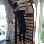 บาร์ติดผนัง รุ่น E062 /STALL BAR (ขนาด สูง 220cm กว้าง 100 cm) /E062