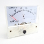 DC โวลต์มิเตอร์แบบเข็ม Analog 0-500V