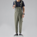 ชุดเอี้ยมผู้ชาย สีเขียว ผ้าคอตตอล เอี้ยมขายาว เอี้ยมแฟชั่น