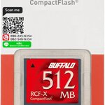 BUFFALO,Compact Flash Card, CF Card 512MB,RCF-X512MY