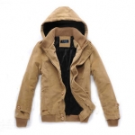 เสื้อกันหนาวแฟชั่น พร้อมส่ง สีน้ำตาล ผ้านุ่ม กระดุมพร้อมซิปหน้า คอปก แขนจั๊ม เอวจั๊ม มีฮู้ด ใส่ไปต่างประเทศได้ มีกระเป๋าด้านข้าง 2 ข้าง ใส่แล้วอุ่นมากๆ