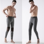 พร้อมส่ง Long John กางเกงลองจอนห์ผู้ชาย สีเทาเข้ม กางเกงขายาว