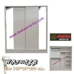 WR-180SLB ตู้เสื้อผ้าบานเลื่อน 180 ซม.