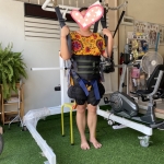 เครื่องพยุงเดิน /เครื่องช่วยพยุงฝึกเดิน รุ่นOT039.3/ เครื่องพยุงเดินผู้ป่วยด้วยไฟฟ้า / ADJUSTABLE WALKING SUPPORT