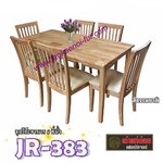 JR383 ชุดโต๊ะอาหาร 6 ที่นั่ง