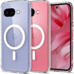 Spigen for Pixel 9a Case, Ultra Hybrid MagFit - Clear White