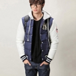 พร้อมส่ง เสื้อกันหนาวแฟชั่น เสื้อกันลม สีกรม ซิปหน้า มีฮู้ด แขนจั๊ม ใส่ไปต่างประเทศได้ มีกระเป๋าด้านข้าง 2 ข้าง ใส่แล้วอุ่นมากๆ