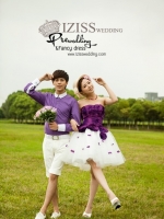 PW069 - **พร้อมส่งเฉพาะชุดผู้ชาย**ชุดคู่ถ่ายพรีเวดดิ้ง (prewedding dress) & ชุดแต่งงานแฟนซี (Fancy wedding dress)ชายหญิง "ธีมสีม่วง"