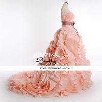 ชุดพรีเวดดิ้งชุดแต่งงานสีส้ม