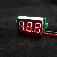 DC Digital Volt Meter 3.2-30V Two-Wire [Red]