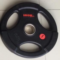 แผ่นเหล็กแบบหุ้มยาง ขนาด 10กิโลกรัม