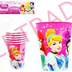 แก้วกระดาษ 6 ชิ้นถุง เจ้าหญิงดิสนีย์ 8x13.5 ซม.(ลิขสิทธิ์แท้)