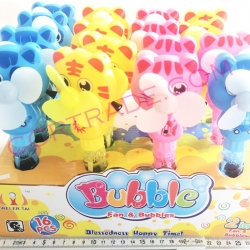 พัดลมการ์ตูนเป่าฟอง ดึงสายกล่อง 28 ซม.(1x16)