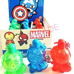 เป่าฟองใสกัปตันอเมริกากล่อง 10.5 ซม.(ลิขสิทธิ์แท้)