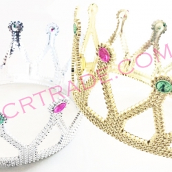 มงกุฎราชินี คละสีเงินทอง (Free size)