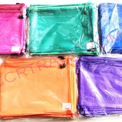 ซองซิปใส่เอกสาร 2 ชั้น (A4) ขนาด 24x34 ซม.