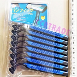 ด้ามโกนหนวด 8 ชิ้นแผง 15.5 ซม.