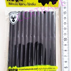 กาวร้อน 12 แท่งแพ็คถุง (สีดำ) 21.5 ซม.