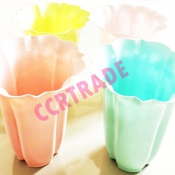 กระถางต้นไม้พาสเทล ทรงสูง 23 ซม.