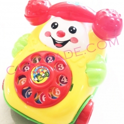 รถโทรศัพท์การ์ตูนดึงสาย มีเสียง 10.5 ซม.