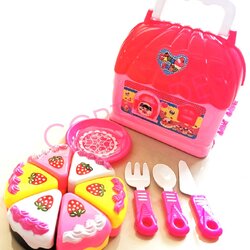 ร้านเค้กผ่าได้กระเป๋าหิ้วมีเสียง มีไฟแผงครอบ 27x32 ซม.(1x3)