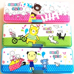 กล่องดินสอแม่เหล็กการ์ตูน ฝานิ่ม 2 ด้าน(1x3)