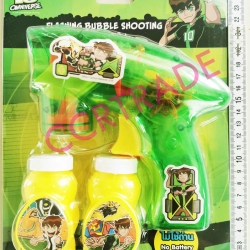 ปืนเป่าฟองเบนเทน+น้ำยา 2 ขวด มีไฟ(ลิขสิทธิ์แท้) 26 ซม.(1x3)