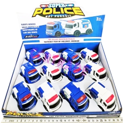 รถตำรวจสีสด มีลานถาด 30 ซม.(งานห้าง)