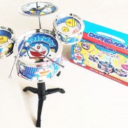 กลองชุดโดเรม่อน+ไม้ตีกล่อง(ลิขสิทธิ์แท้) 38.5x45 ซม.(1x3)