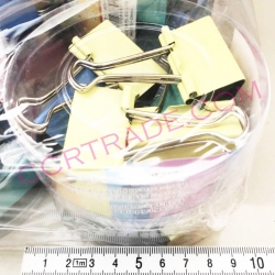 คลิปสีใหญ่ 41 มิล 6 ชิ้นกระปุก 10 ซม.