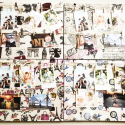 กรอบรูปตกแต่งจัมโบ้+ไม้หนีบ 10 ชิ้น 40x50 ซม.(1x3)