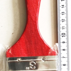 แปรงทาสีไม้ ด้ามแดง หน้า 3 นิ้ว