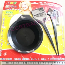 ชุดย้อมผม+แปรง 2 ชิ้นแผงใหม่ 26 ซม.