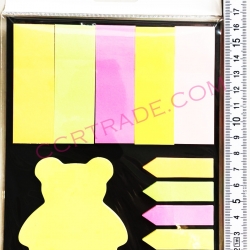 กระดาษโพสอิทการ์ตูนปกดำ 16.5 ซม.